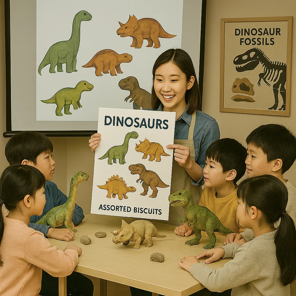 恐竜をテーマにした学習系のワークショップ（